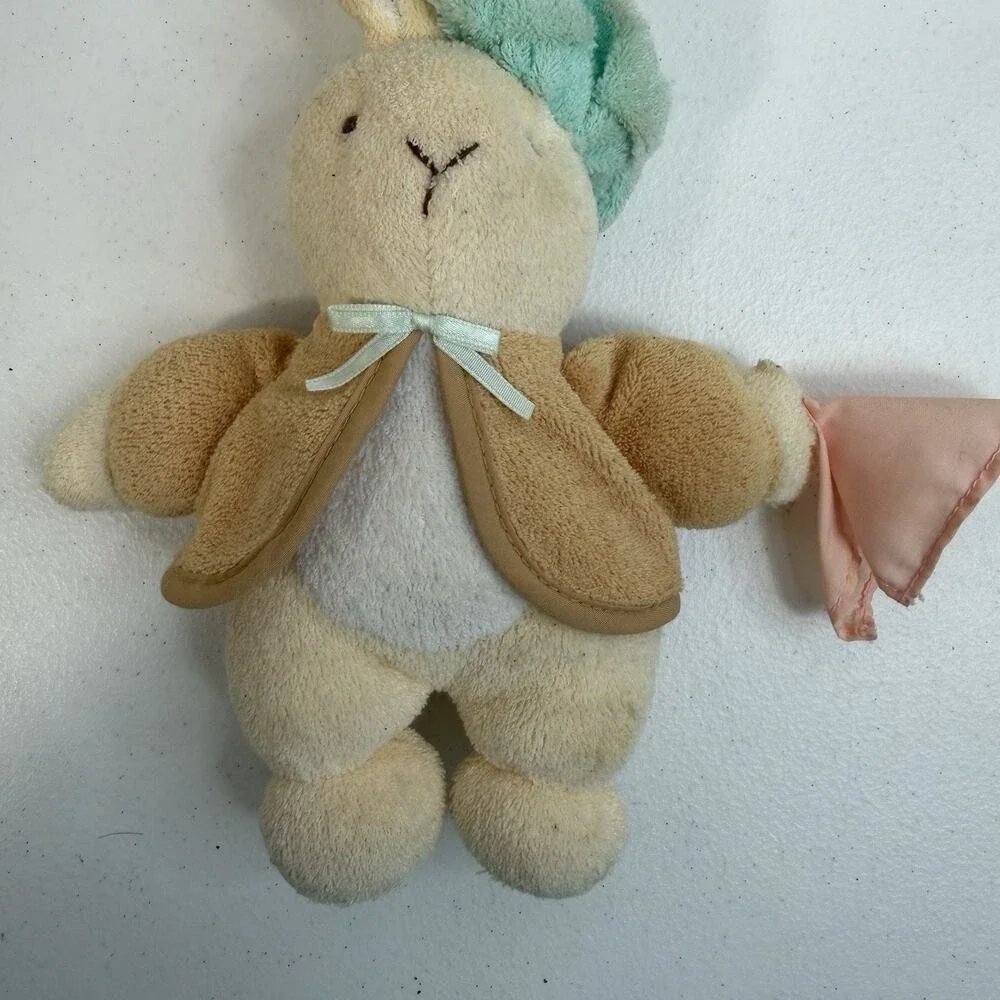 Vintage Eden Frederick Warne Baby Bunny Rabbit Rattle Stuffed‎ Animal Plush